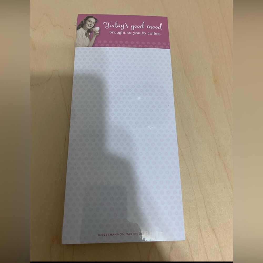 Magnetic Coffee Notepad - Picture 2 of 2